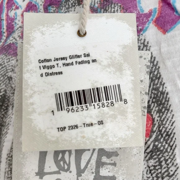 Magnolia Pearl Glitter Saint Viggo Tee NWT - Picture 4 of 5